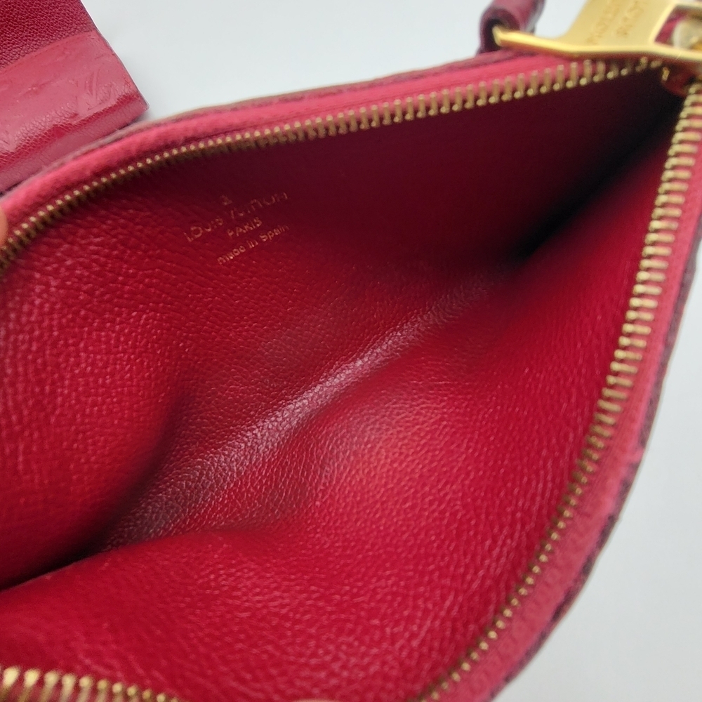LOUIS VUITTON Leather Empreinte Curieuse Wallet Aurore and Pouch. Authentic.. - Picture 12 of 16